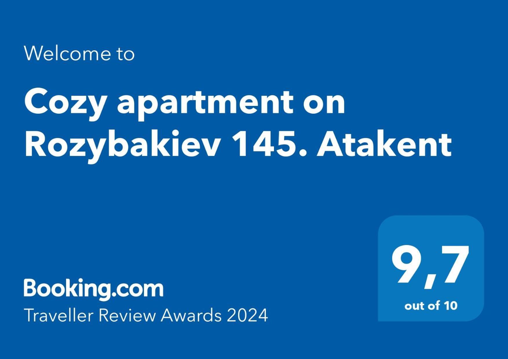 Cozy Apartment On Rozybakiev 145. Atakent Almaty Extérieur photo
